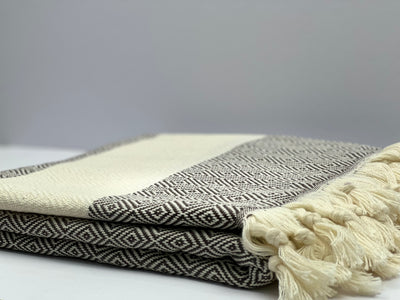 Brown Diamond - %100 Original Turkish Cotton Towels
