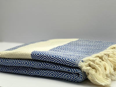 Blue Diamond - %100 Original Turkish Cotton Towels