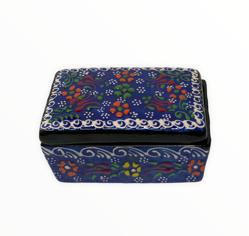 Turkish Ceramic Rectangle Jewelry Box