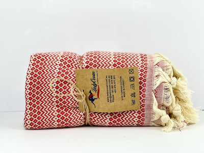 Red Dots - %100 Original Turkish Cotton Towels