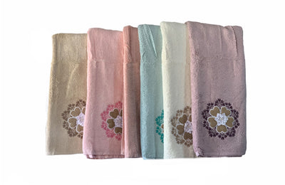 Bamboo Bathroom Towels - Set of 6 - Rosie