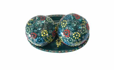 Pomegranate Ceramic Salt & Pepper Shakers -  GreenPom