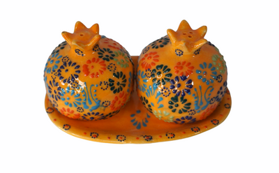 Pomegranate Ceramic Salt & Pepper Shakers -  OrangePom