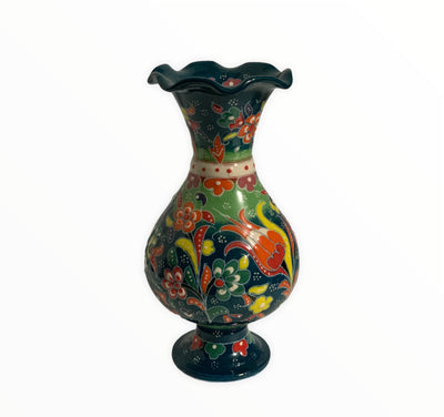 D.Green-Handmade & Hand Painted Ceramic Vase