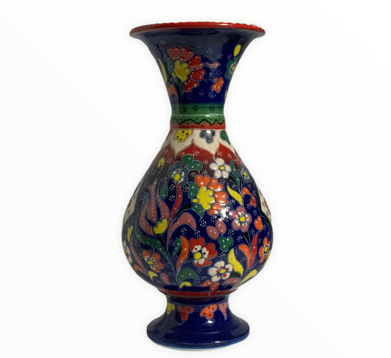 D.Blue-Handmade & Hand Painted Ceramic Vase