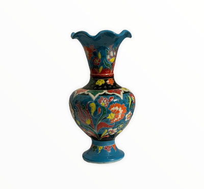 L.Blue-Handmade & Hand Painted Ceramic Vase