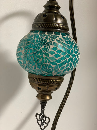TURKISH MOSAIC SWAN LAMPS