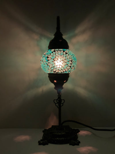 TURKISH MOSAIC SWAN LAMPS