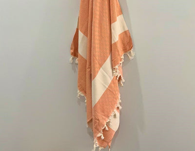 %100 Original Turkish Cotton Towels - Orange-