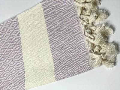 Lyla Diamond design Turkish Towel 100% Cotton