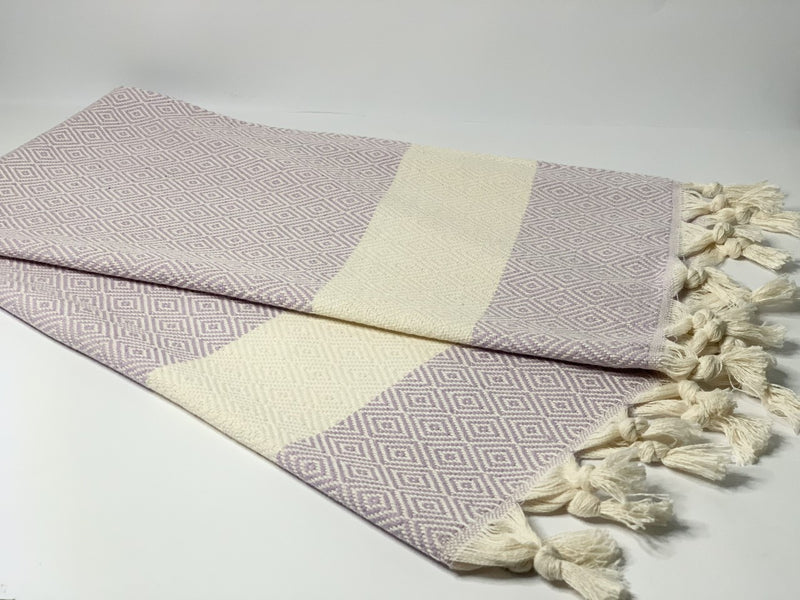 Lyla Diamond design Turkish Towel 100% Cotton